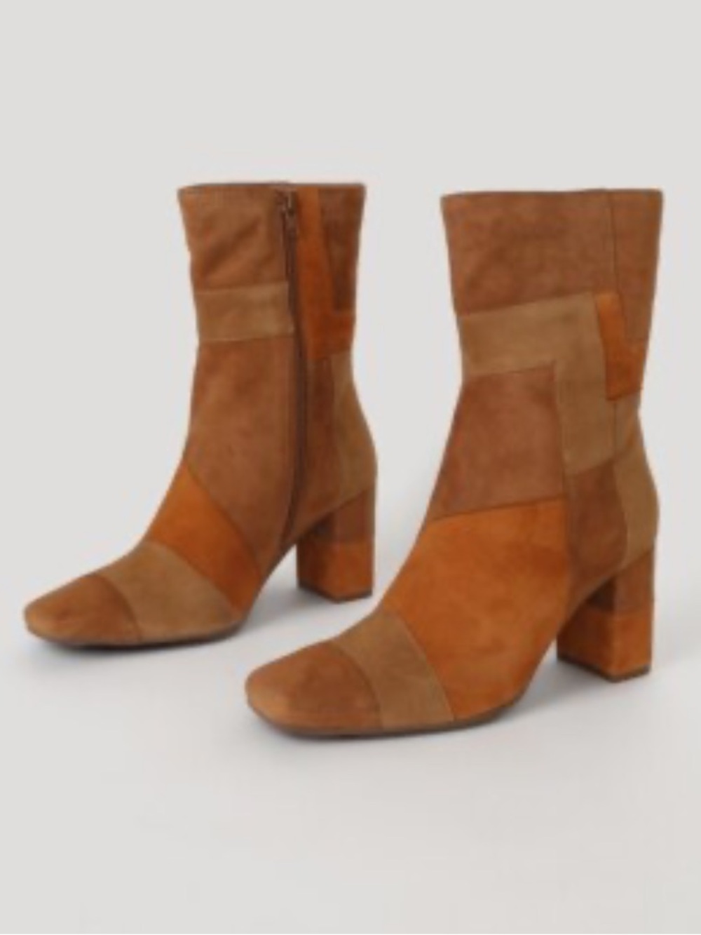 Seychelles Patchwork Leather Boots - Picture 2 of 11